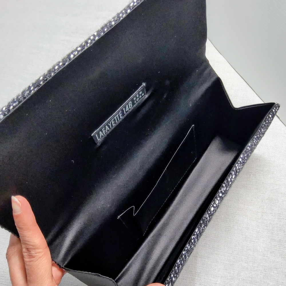 Lafayette 148 New York Black Clutch